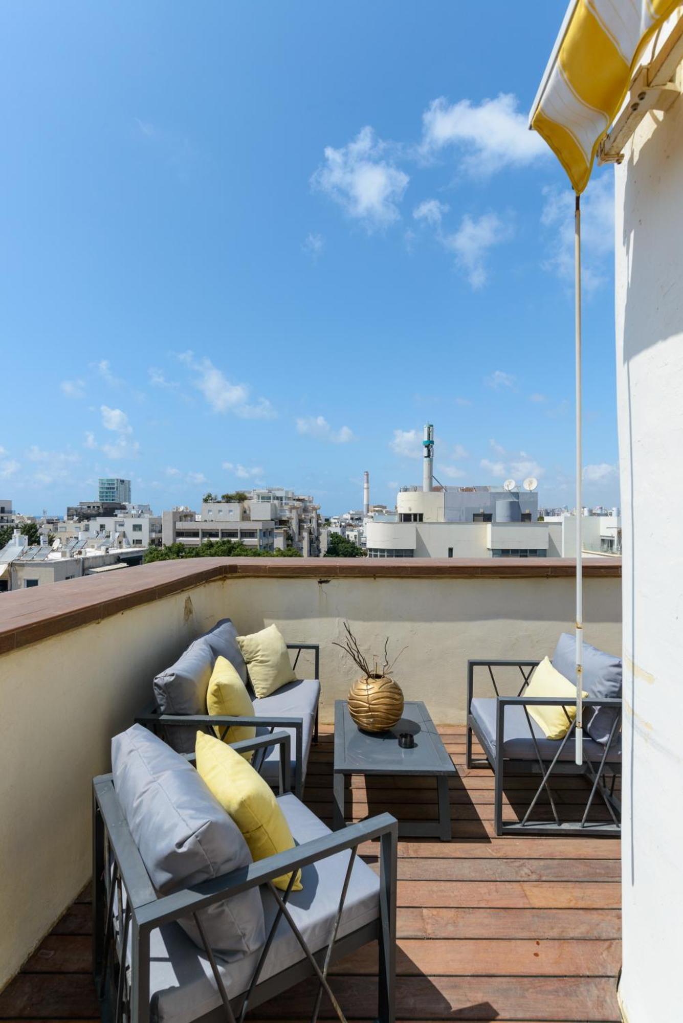 Penthouse With Panoramic View By Feelhome Тель-Авив Экстерьер фото
